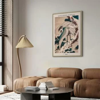 Obraz - Japońskie żurawie (1-częściowy) pionowy - obrazek 5