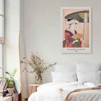 Obraz - Kobieta z parasolką (1-częściowy) pionowy - obrazek 6