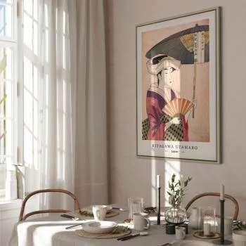 Obraz - Kobieta z parasolką (1-częściowy) pionowy - obrazek 7