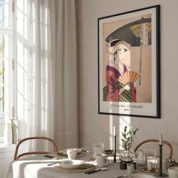 Obraz - Kobieta z parasolką (1-częściowy) pionowy - obrazek 7