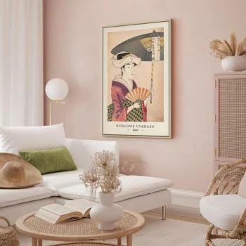 Obraz - Kobieta z parasolką (1-częściowy) pionowy - obrazek 5