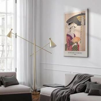 Obraz - Kobieta z parasolką (1-częściowy) pionowy - obrazek 5