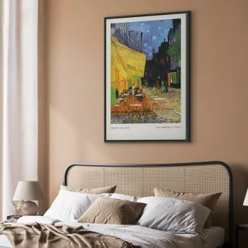 Obraz - Kawiarenka nocą (1-częściowy) pionowy - obrazek 6