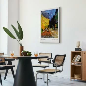 Obraz - Kawiarenka nocą (1-częściowy) pionowy - obrazek 5