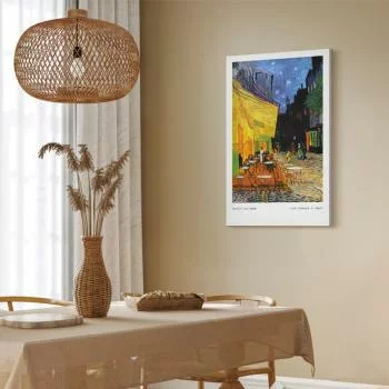 Obraz - Kawiarenka nocą (1-częściowy) pionowy - obrazek 7