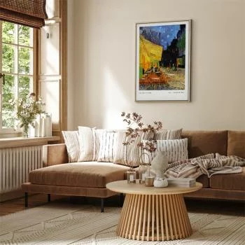 Obraz - Kawiarenka nocą (1-częściowy) pionowy - obrazek 5