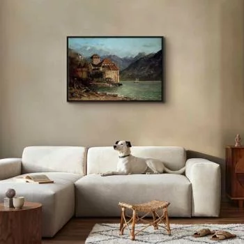 Obraz - Gustave Courbet – Zamek Chillon - obrazek 2