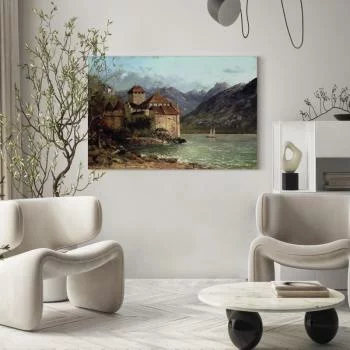 Obraz - Gustave Courbet – Zamek Chillon - obrazek 2