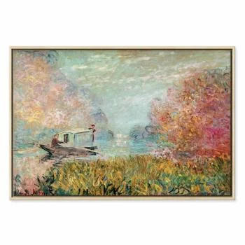 Obraz - Claude Monet – Barka na Sekwanie - obrazek 2