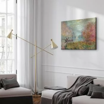 Obraz - Claude Monet – Barka na Sekwanie - obrazek 5