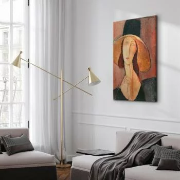 Obraz - Amedeo Modigliani – Portret Jeanne Hebuterne w dużym kapeluszu - obrazek 5