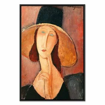 Obraz - Amedeo Modigliani – Portret Jeanne Hebuterne w dużym kapeluszu - obrazek 2