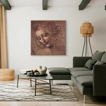 Obraz - Leonardo da Vinci – Głowa młodej kobiety (Leda) - obrazek 5