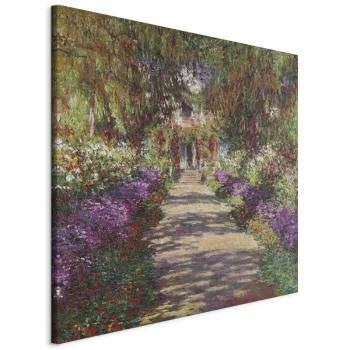 Obraz - Claude Monet – Ścieżka w ogrodzie w Giverny