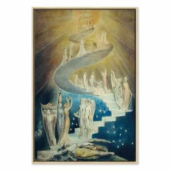Obraz - William Blake – Drabina Jakubowa - obrazek 2