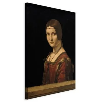 Obraz - Leonardo da Vinci – Piękna Ferronière