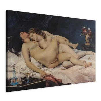 Obraz - Gustave Courbet – Śpiące
