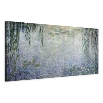 Obraz - Claude Monet – Nenufary (lilie wodne): dwie wierzby płaczące