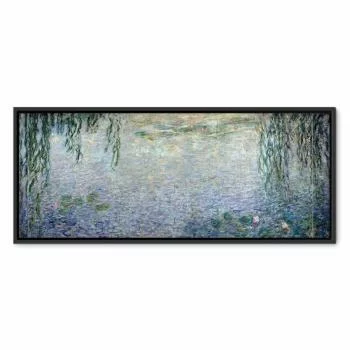 Obraz - Claude Monet – Nenufary (lilie wodne): dwie wierzby płaczące - obrazek 2