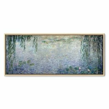 Obraz - Claude Monet – Nenufary (lilie wodne): dwie wierzby płaczące - obrazek 2