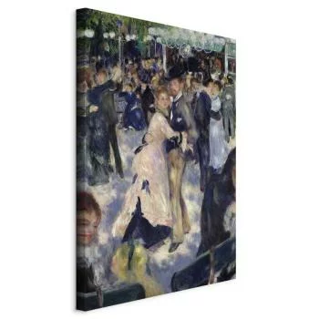 Obraz - Pierre-Auguste Renoir – Le Moulin de la Galette, detal tancerzy