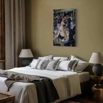 Obraz - Pierre-Auguste Renoir – Le Moulin de la Galette, detal tancerzy - obrazek 6