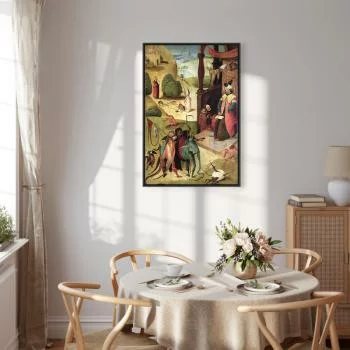 Obraz - Hieronim Bosch – Święty Jakub i czarnoksiężnik - obrazek 6