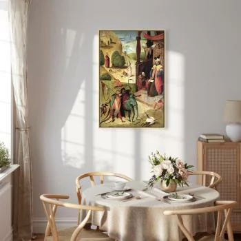Obraz - Hieronim Bosch – Święty Jakub i czarnoksiężnik - obrazek 6