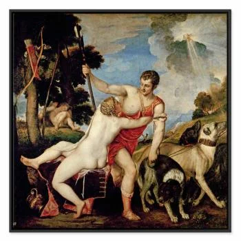 Obraz - Tycjan – Wenus i Adonis - obrazek 2