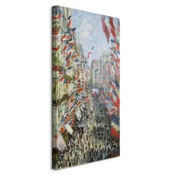 Obraz - Claude Monet – Ulica Montorgueil w Paryżu. Uroczystość 30 czerwca 1878 r.