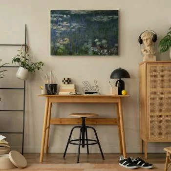 Obraz - Claude Monet – Nenufary (lilie wodne): zielone refleksy - obrazek 7