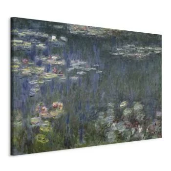 Obraz - Nenufary (lilie wodne): zielone refleksy (Claude Monet) - obrazek 2