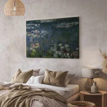 Obraz - Claude Monet – Nenufary (lilie wodne): zielone refleksy - obrazek 6