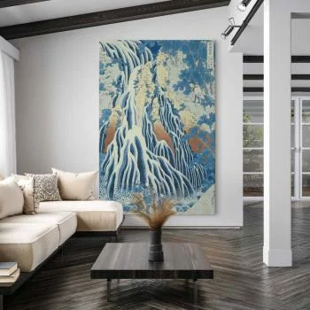 Obraz XXL - Hokusai Katsushika – Wodospad Kirifuri, Shimotsuke - obrazek 5