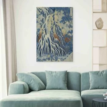 Obraz - Hokusai Katsushika – Wodospad Kirifuri na górze Kurokami w prowincji Shimotsuke - obrazek 5