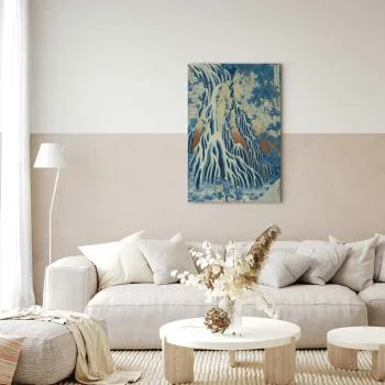 Obraz - Hokusai Katsushika – Wodospad Kirifuri na górze Kurokami w prowincji Shimotsuke - obrazek 5