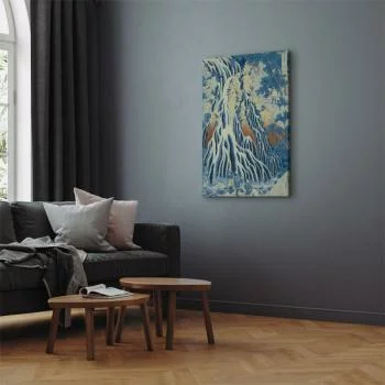 Obraz - Hokusai Katsushika – Wodospad Kirifuri na górze Kurokami w prowincji Shimotsuke - obrazek 4