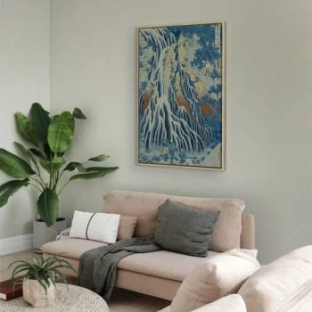 Obraz - Hokusai Katsushika – Wodospad Kirifuri na górze Kurokami w prowincji Shimotsuke - obrazek 2