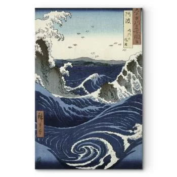 Obraz - Utagawa Hiroshige – Widok na wiry Naruto w Awa - obrazek 2