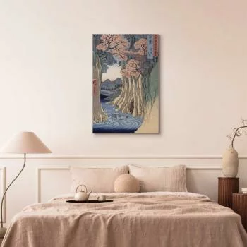 Obraz - Utagawa Hiroshige – Most Małp w prowincji Kai - obrazek 6