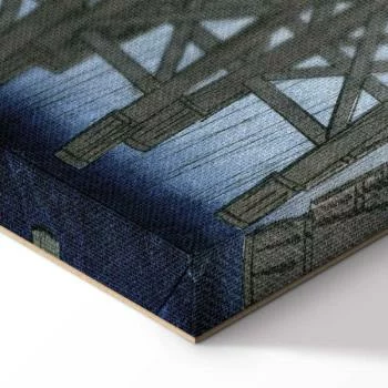 Obraz - Utagawa Hiroshige – Nagły deszcz nad mostem Shin-Ohashi i Atake - obrazek 8