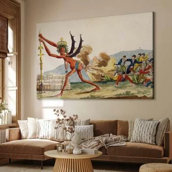 Obraz XXL - Jacques-Louis David – Karykatura rządu brytyjskiego - obrazek 5