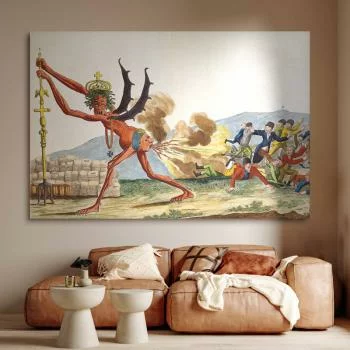 Obraz XXL - Jacques-Louis David – Karykatura rządu brytyjskiego - obrazek 6