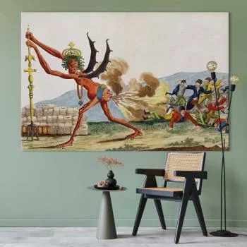 Obraz XXL - Jacques-Louis David – Karykatura rządu brytyjskiego - obrazek 7