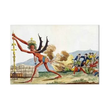 Obraz XXL - Jacques-Louis David – Karykatura rządu brytyjskiego - obrazek 2