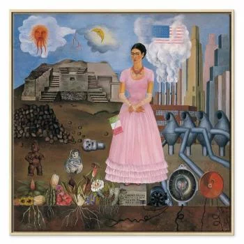 Obraz - Frida Kahlo – Autoportret na granicy Meksyku i USA - obrazek 2