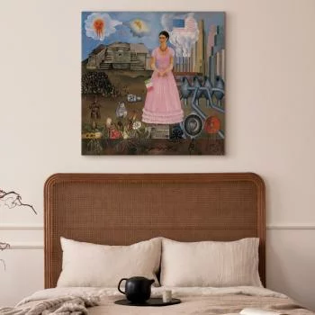 Obraz - Frida Kahlo – Autoportret na granicy Meksyku i USA - obrazek 6