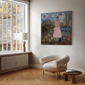 Obraz - Frida Kahlo – Autoportret na granicy Meksyku i USA - obrazek 5