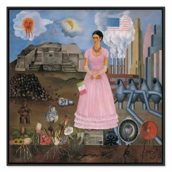 Obraz - Frida Kahlo – Autoportret na granicy Meksyku i USA - obrazek 2