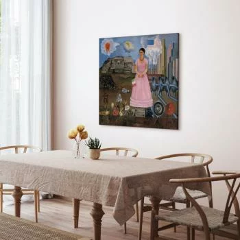 Obraz - Frida Kahlo – Autoportret na granicy Meksyku i USA - obrazek 7